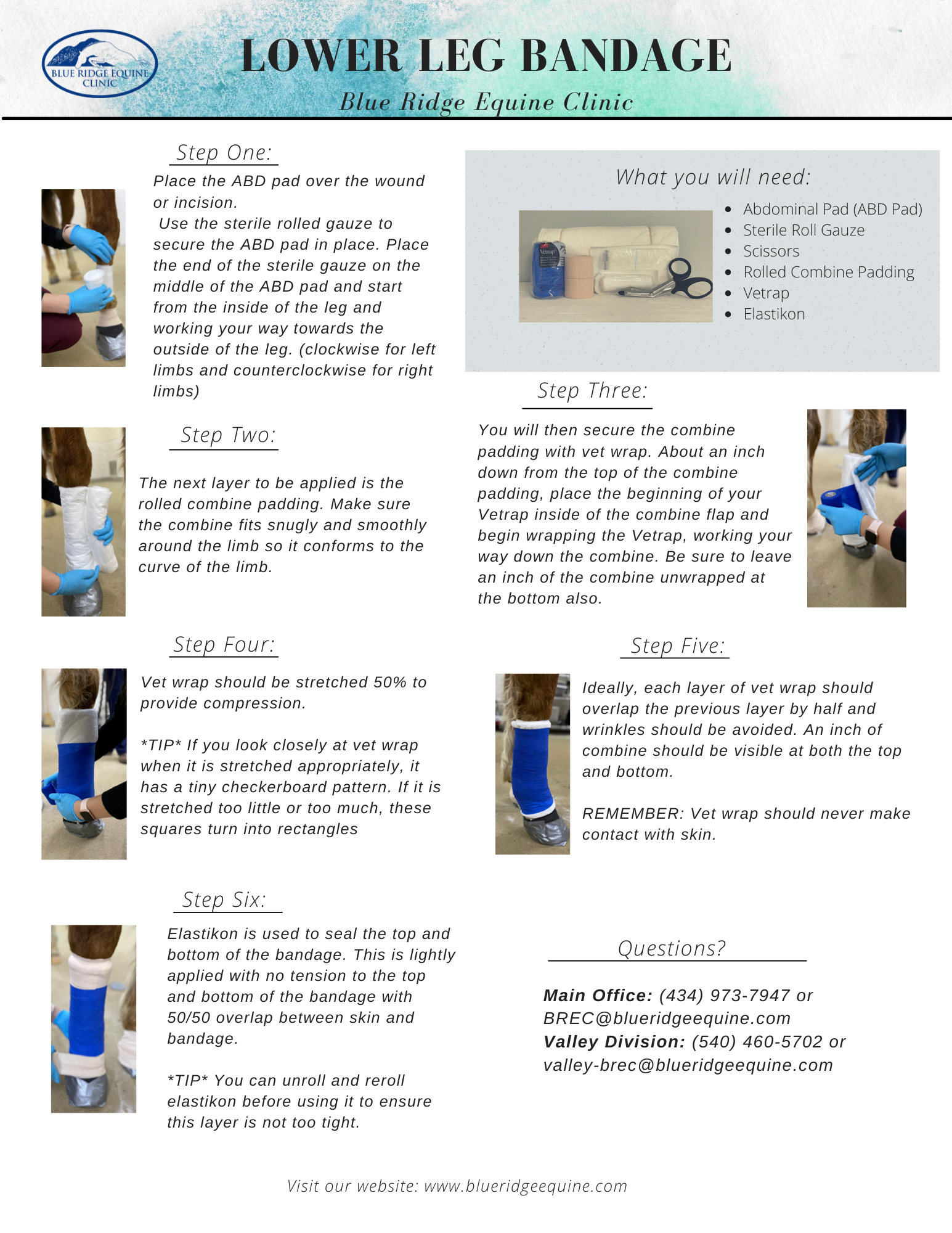 Lower-leg-bandage